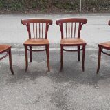Set of 4 Thonet bistro chairs
