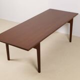 Hans Wegner AT-15 Solid Teak and Oak Coffee Table for Andreas Tuck
