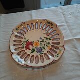 Plat a fruits faience de Desvres