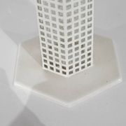 "Skyscraper" vase by Josef Hoffmann for Bieffeplast, Italy, 1980s.