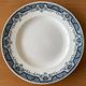 6 antique flat plates in Saint-Amand earthenware (Nord)