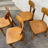 Set of 4 vintage bistro chairs