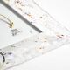 Post Modern Murano glass triangle ceiling lamp by Sylcom, Italy, 1985