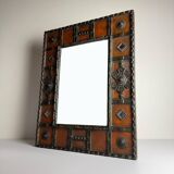 Vintage wall mirror by Palladio, Italy, 1960s