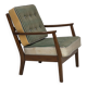 1960s, Danish armchair, furniture wool, beech wood.