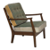 1960s, Danish armchair, furniture wool, beech wood.
