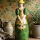 Antique porcelain bottle from Limoges in the style of Robj, 1920s-1930s.