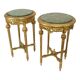 Tables d'appoint anciennes françaises en marbre de style Empire
