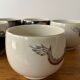 Set of 5 Asian "Dragon" tea cups
