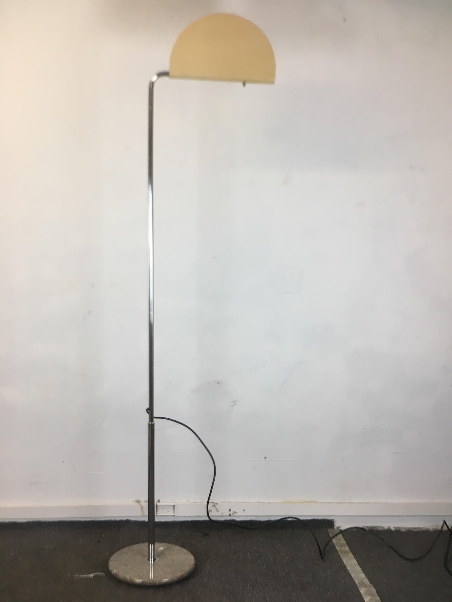 Halogen lamppost Bruno Gecchelin model Mezzaluna editor Skipper 1970