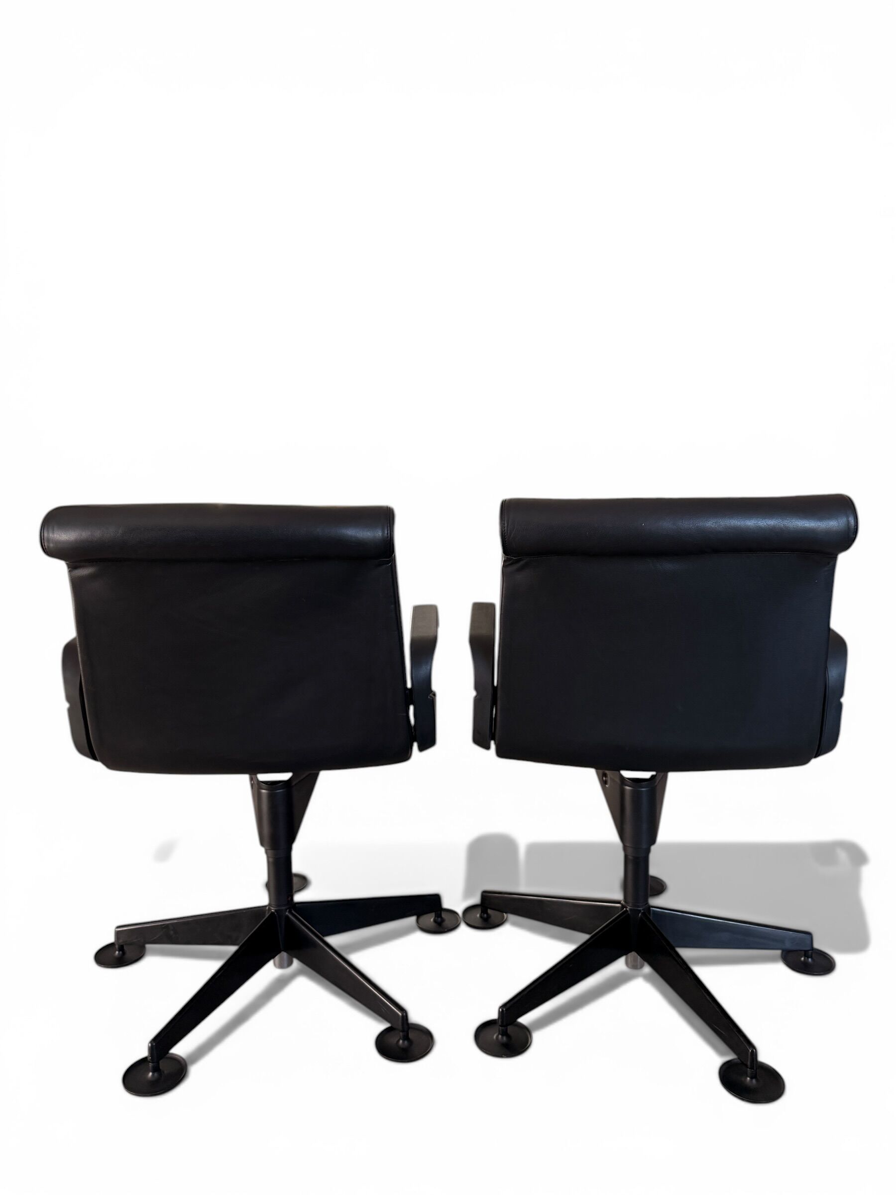 Richard Sapper Office Chair for Knoll - Vintage Black Leather