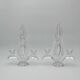 Pair of "Vegetal" candlesticks in solid crystal - Vannes-le-Châtel
