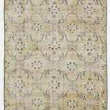 Turkish Anatolian Handmade Vintage Area Rug 204 cm x 97 cm