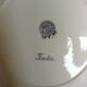 Big dish Boch Brothers fausta ancient rose flowers green stencil