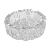 Round crystal ashtray