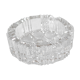Round crystal ashtray