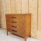 Oak chest of drawers