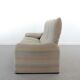 Cassina Maralunga 3-seat sofa by Vico Magistretti in striped colored fabrics