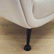 White armchair, Italian design, 1980s, production: Italy