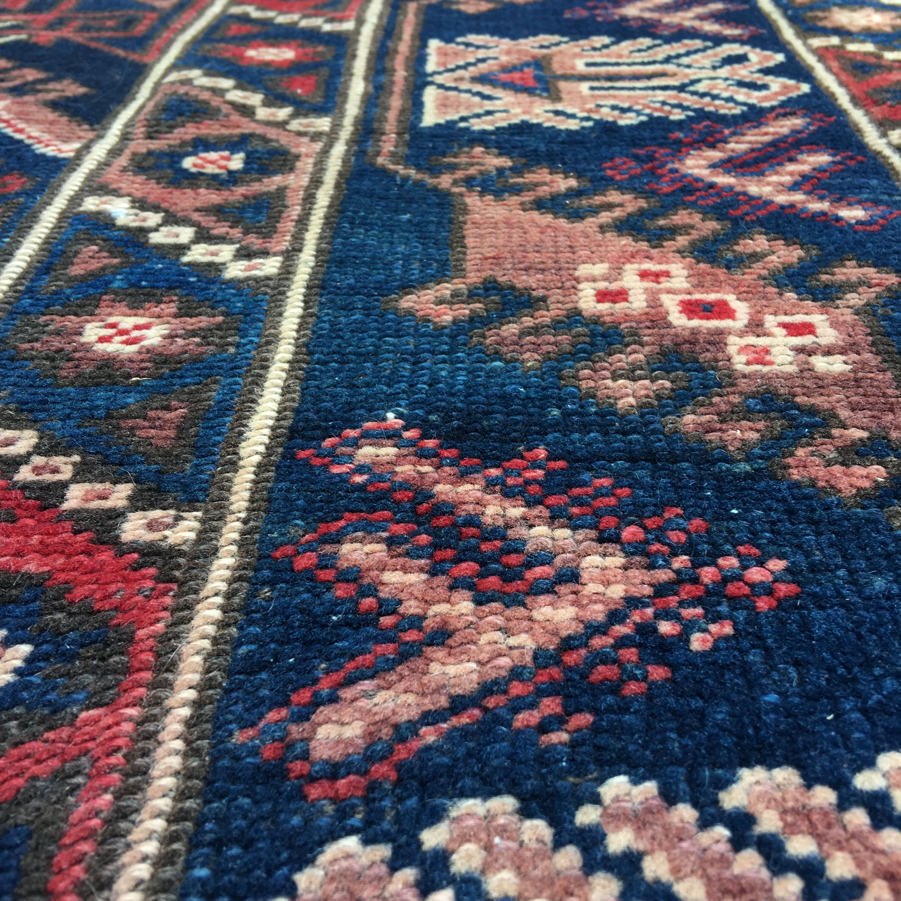Ancien tapis turc oushac, 204x120cm
