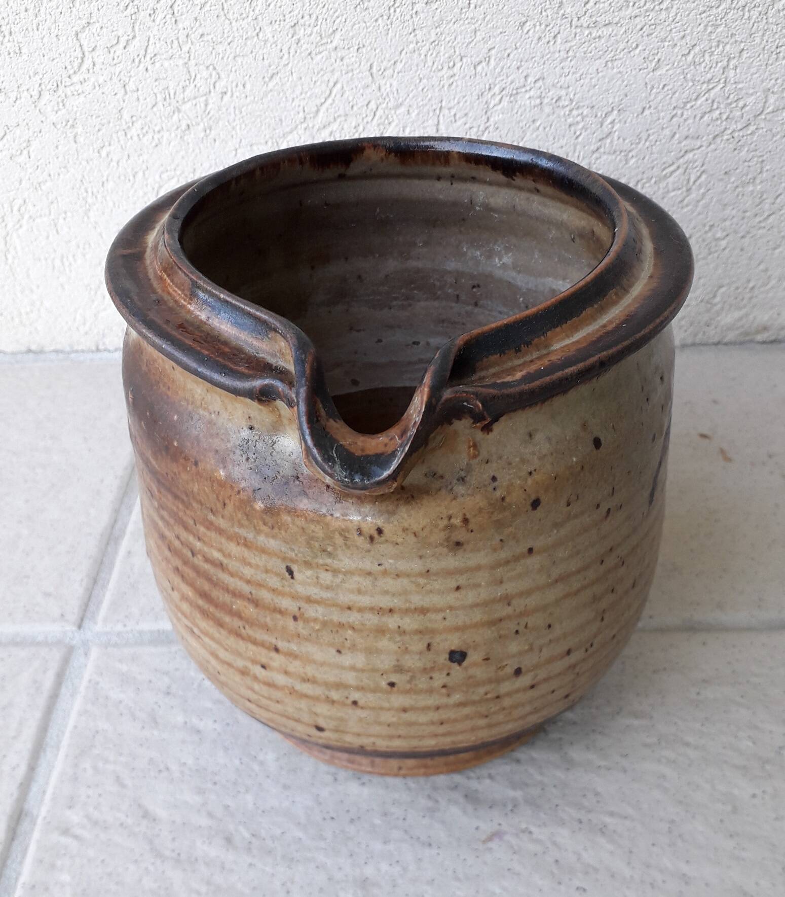 Stoneware jug