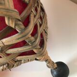 Lamp to be placed in rattan