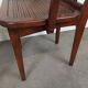 Paire de fauteuils bridge en bois