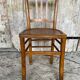 Vintage Luterma Bistro Chair Wood Thermoformed Seat #D801
