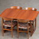 Table scandinave vintage – 136 cm