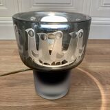 Large glass lamp "Scandinavian design 1950".