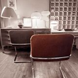 Suite de 6 fauteuils storm d'Yves Christin, airborne 1970