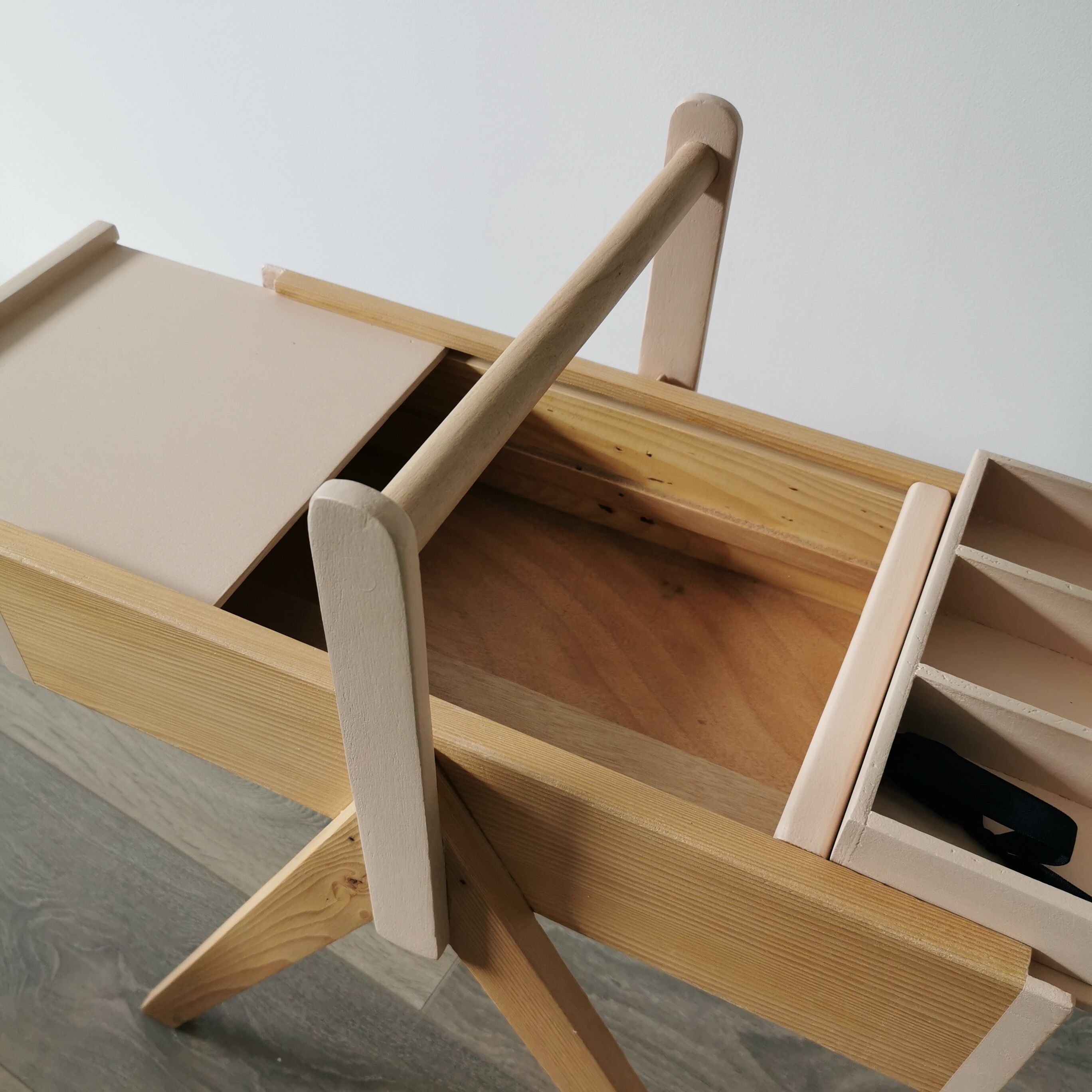 Vintage sewing basket