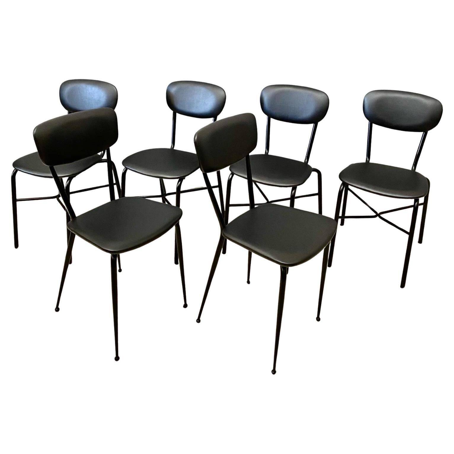 Midcentury modern six seats dining table, Italy 1960 's