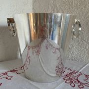 Saint Medard silver-plated metal champagne bucket