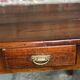 Dark walnut farmhouse table 1900s