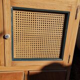 Two-piece wooden sideboard