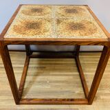 1960s aksel kjersgaard rosewood tiled coffee table