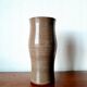 Diabolo vase in enameled stoneware signed
