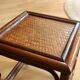 Small side table made of bamboo, rattan and wood - plant stand - Vintage