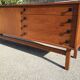 Sideboard in wood and metal 1960