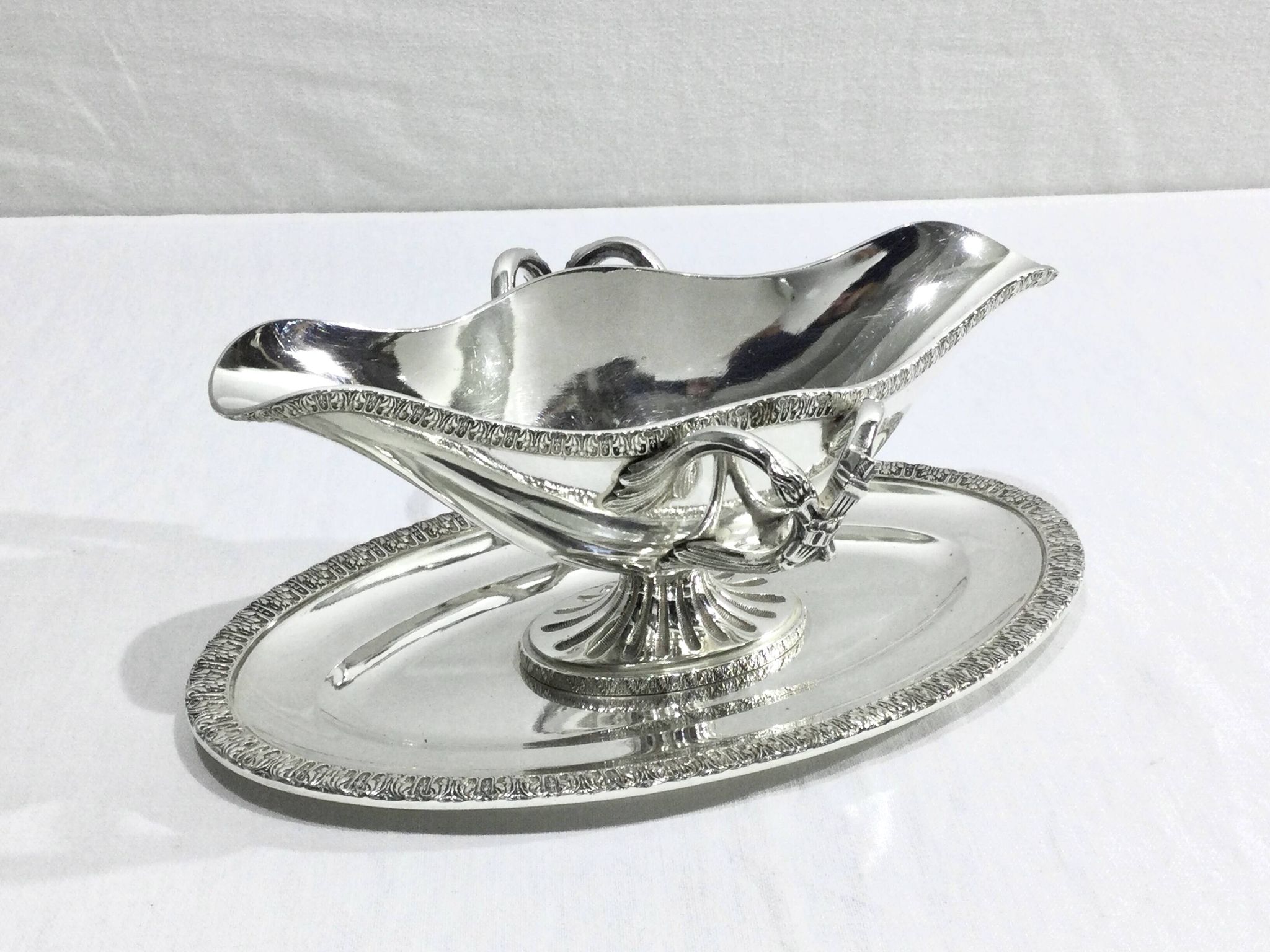 Nicolas Bourgeois – Saucière en Métal Argenté