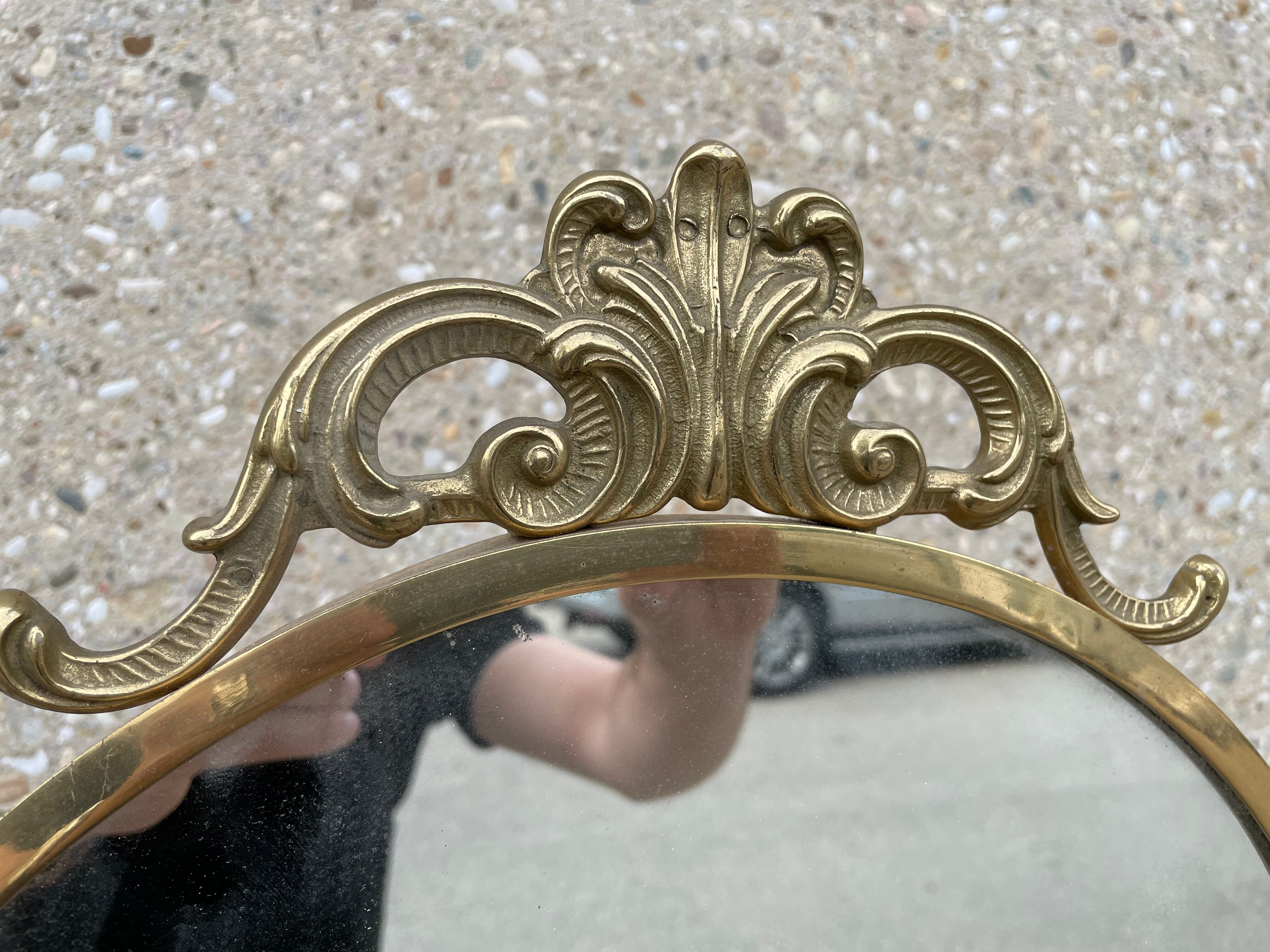 Bronze psyche mirror empire style 40x150cm