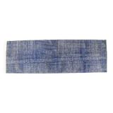 Blue Oushak Runner Rug sku1059
