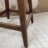 High oak workshop stool