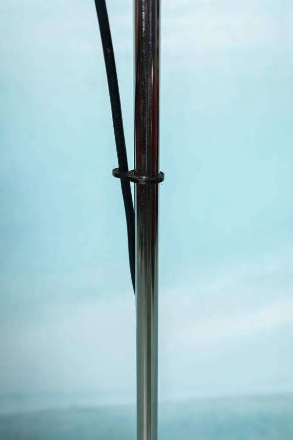 Lampadaire minimaliste Baltensweiler, lampadaire midmod des années 70