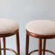 Set of 4 vintage Thonet style stools