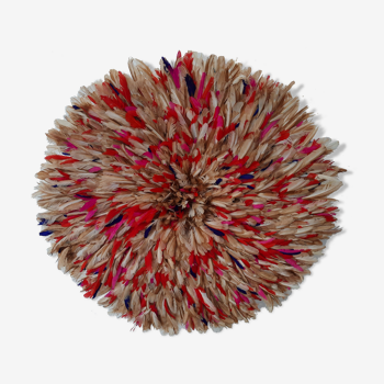 Juju hat beige moucheté multicolore de 60 cm