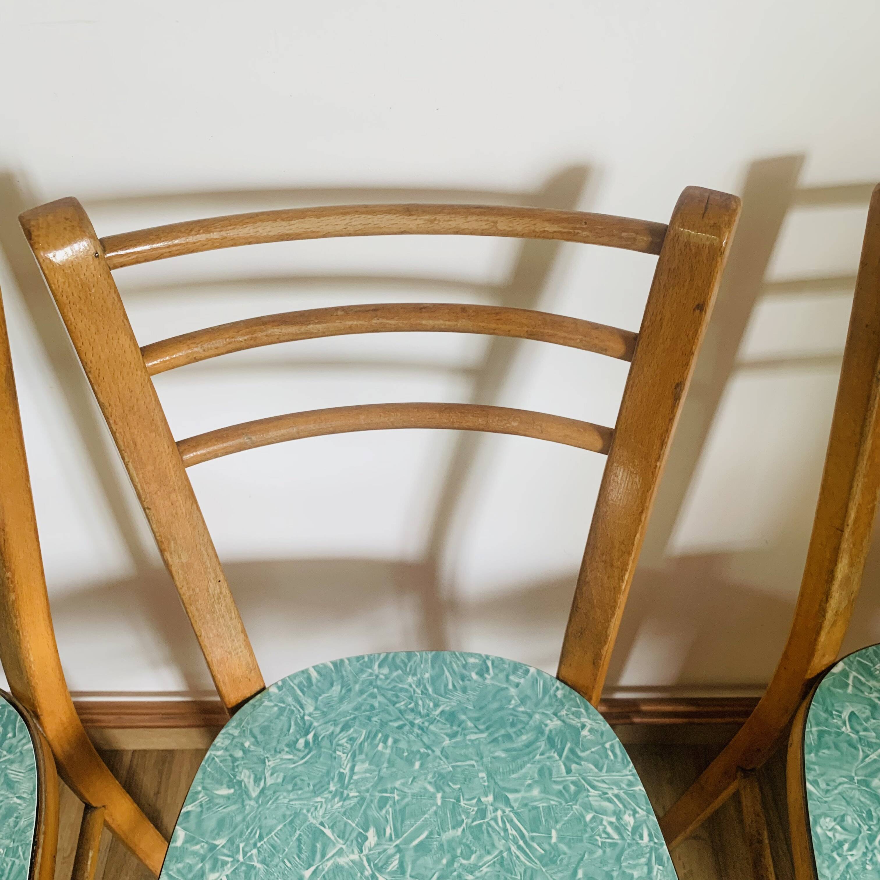 Set of 5 Baumann chairs