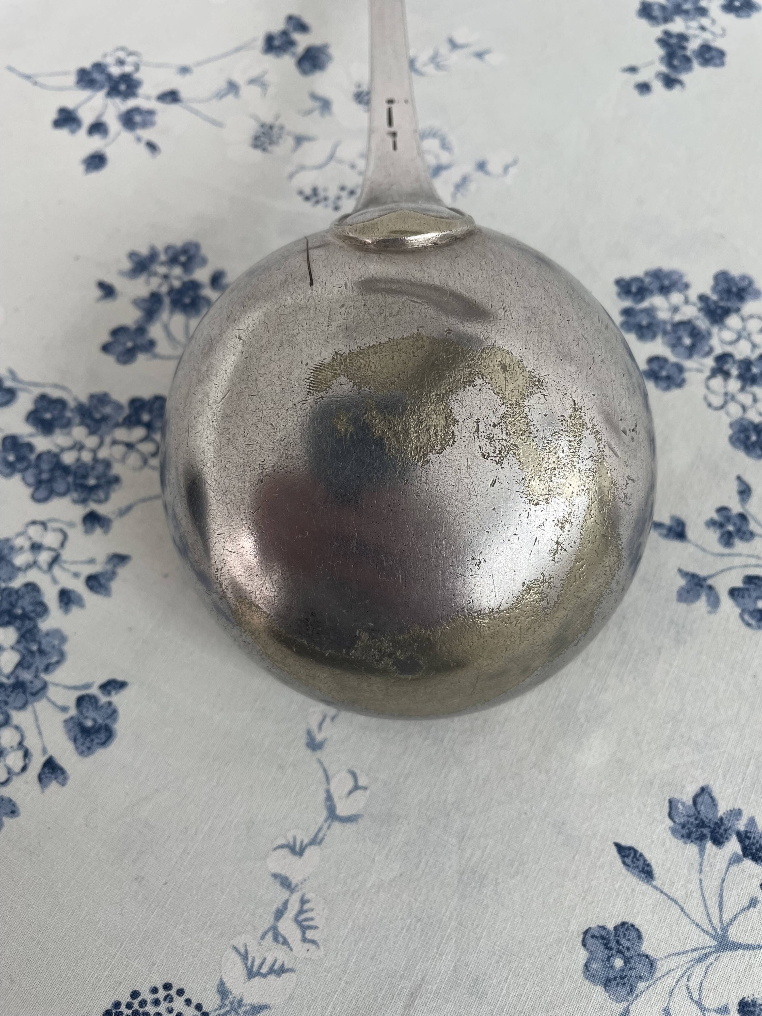 Large antique ladle, Art Nouveau, Maison Cailar‑Bayard, Christofle 1900