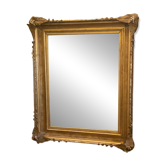 Grand miroir doré ancien